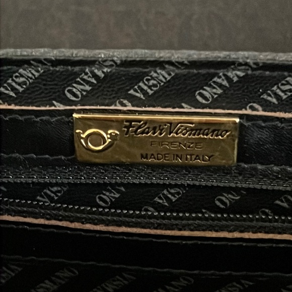 Flavi Vismano Handbag Top Handle Shopper Black - Picture 4 of 4